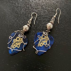 Amoeba Music Guitar Pick Earrings